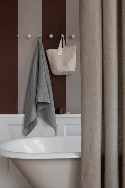 Shower curtains, Chambray shower curtain, sand, Beige