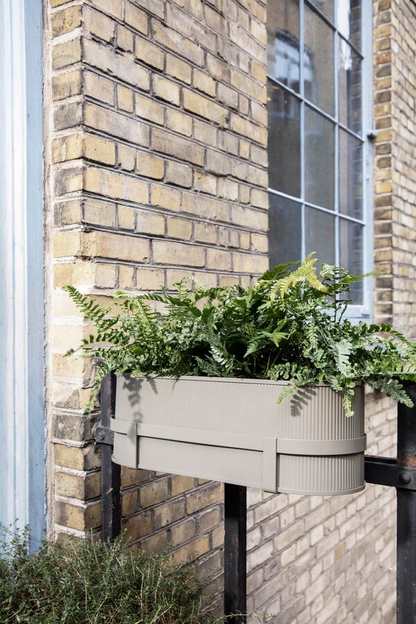 Pots de fleurs et jardinières, Jardinière de balcon Bau, cashmere, Beige