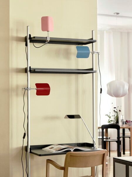 Shelving units, Pier System 11 shelf, 1 column, PS black, Black