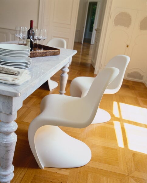 Dining chairs, Panton  chair, white, White