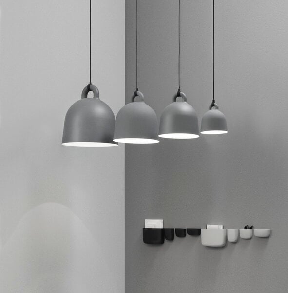 Pendant lamps, Bell pendant L, grey, Gray