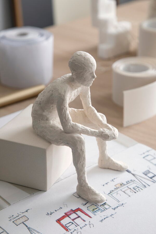 Figurines, The Reflective One figure, White