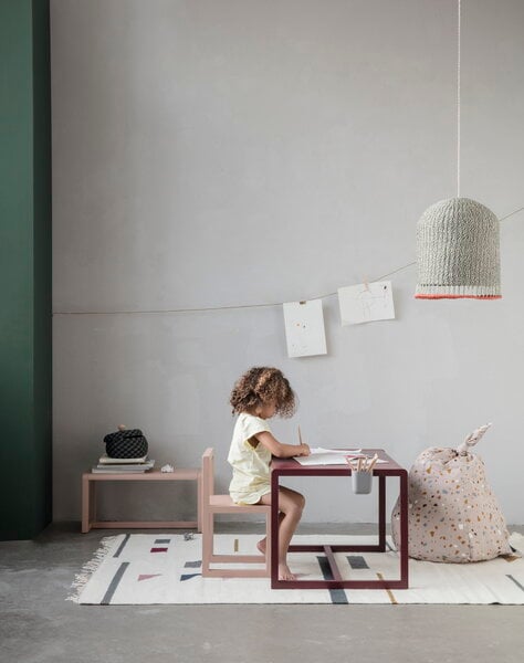 Kids' furniture, Little Architect bench, rose, Pink