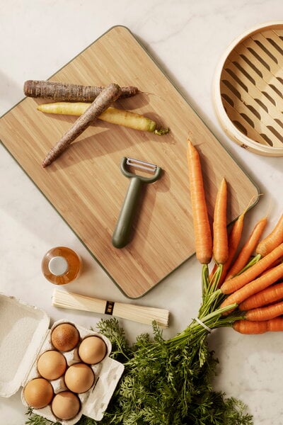 Kitchen knives, Green Tool peeler, green, Green