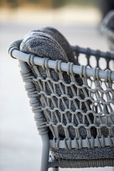 Cuscini e coperte, Cuscini per sedia Ocean, grigio scuro, Grigio