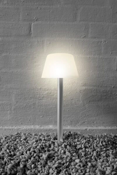 Lampade per esterni, Lampada da giardino SunLight, 37 cm, bianca, Bianco