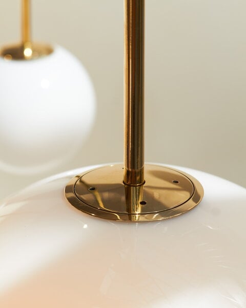 Pendant lamps, Brass Architectural Collection pendant 250, polished brass, Gold