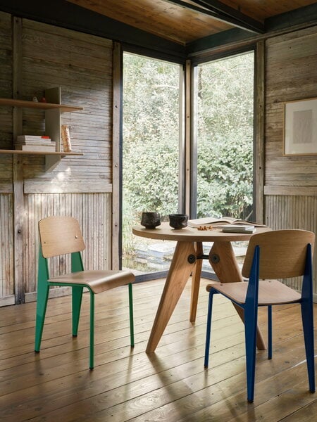 Ruokapöydän tuolit, Standard tuoli, Prouvé Blé Vert - tammi, Luonnonvärinen