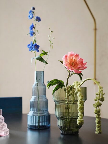 Vasen, Pavilion Vase, 259 mm, Grün, Grün