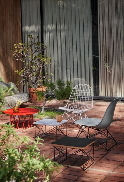 Side & end tables, Eames LTR Occasional table, black - chrome, Black