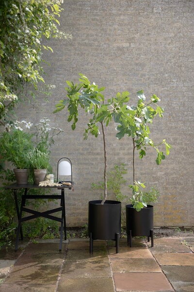 Eva Solo Blumentopf Simply Grow, 37 cm, gro, schwarz | Finnish Design Shop