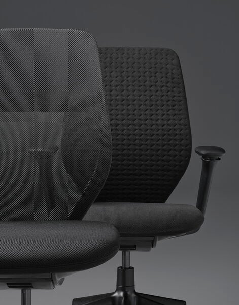 Office chairs, ACX Light task chair, deep black - nero, Black
