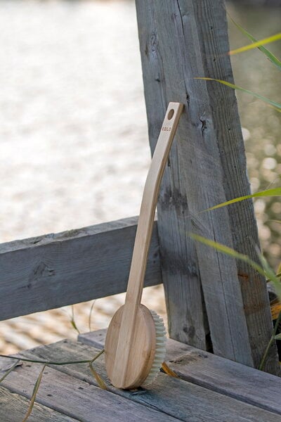 Sauna accessories, Brush 2, bamboo, Natural