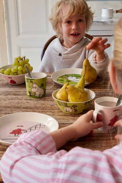 Bowls, Moomin bowl, Moomintroll, grass green, Green