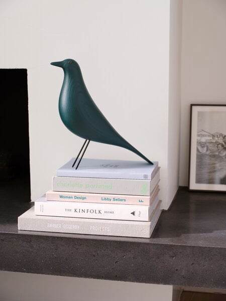 Figurines, Eames House Bird, vert foncé, Vert