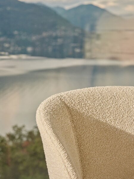 Dining chairs, Mikado side chair, chalk - Nubia 01 ivory/pearl, Beige