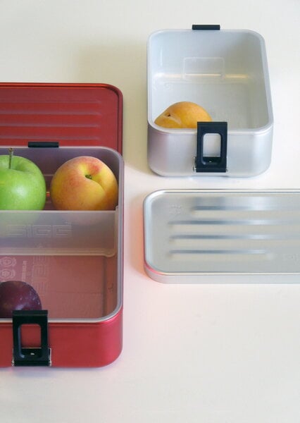 Brotdosen und Lunchboxes, SIGG Metal Box Plus, S, Aluminium, Silber