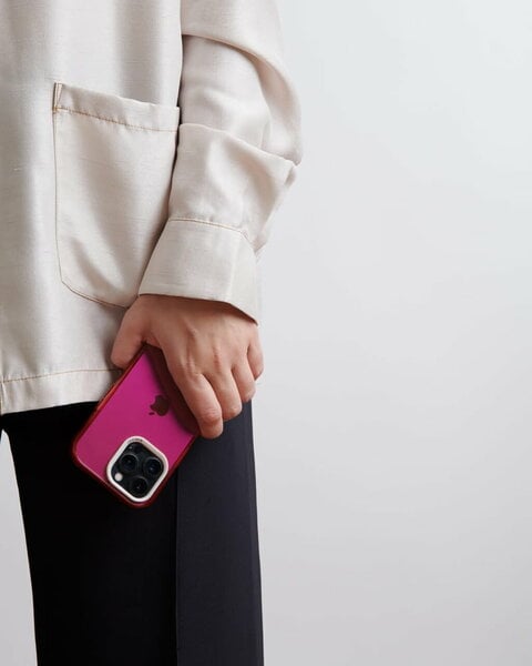 Accessori per cellulari, Cover Form per iPhone, rosa trasparente, Rosa