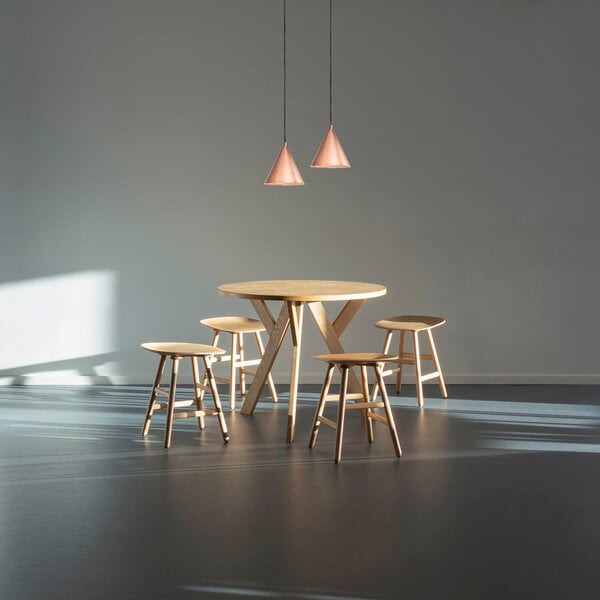 Pendant lamps, Tratten pendant, big, copper, Copper