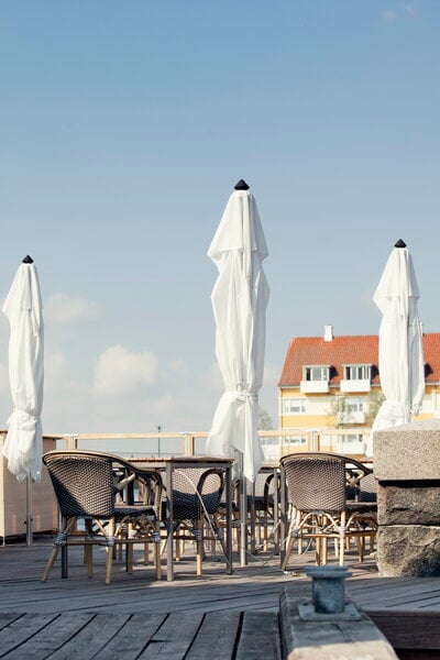 Patio chairs, Madeleine armchair, cappucino, Brown