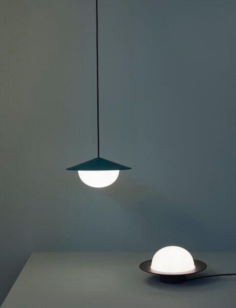 Pendant lamps, Alley pendant, integrated LED, small, green, Green