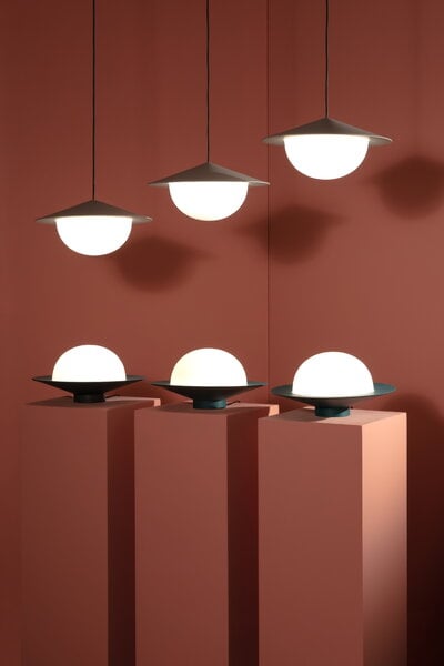 Pendant lamps, Alley pendant, integrated LED, large, grey, Gray