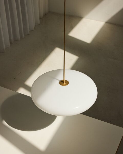 Lampade a sospensione, Lampada a sospensione Model 2065, edizione speciale, champagne, Marrone