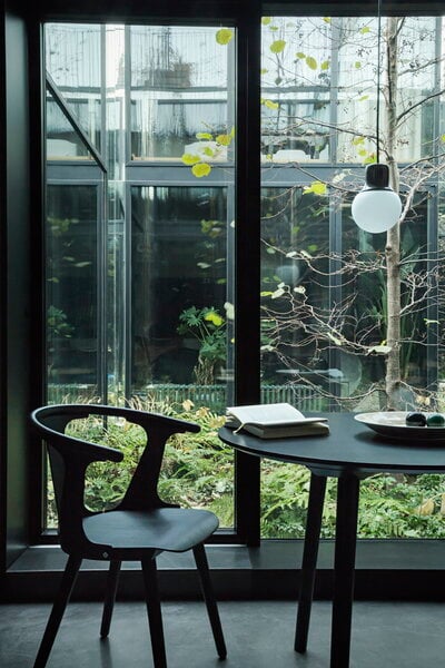 Ruokapöydät, In Between SK4 pöytä 120 cm, musta tammi, Musta