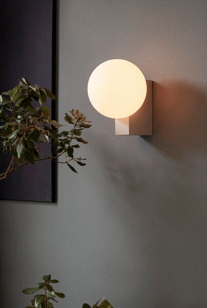 Wall lamps, Journey SHY2 wall lamp, silk grey, Gray