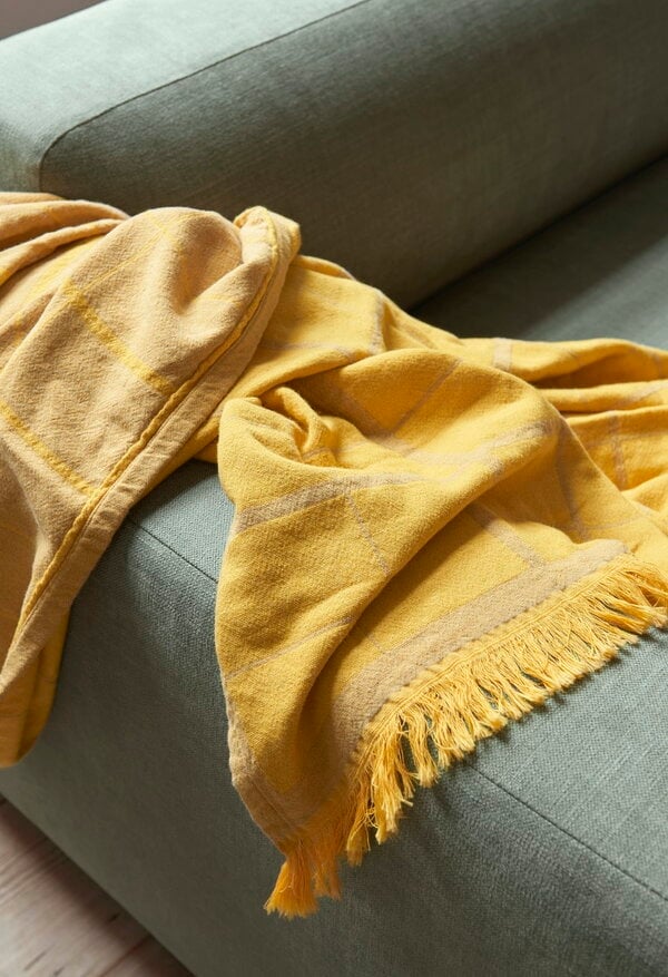 Blankets, Untitled AP10 throw, 150 x 200 cm, desert yellow, Yellow