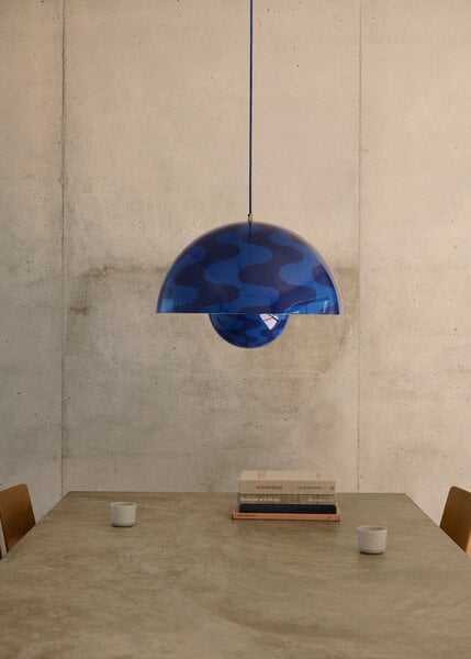 Pendant lamps, Flowerpot VP2 pendant, cobalt blue - twilight blue, Blue