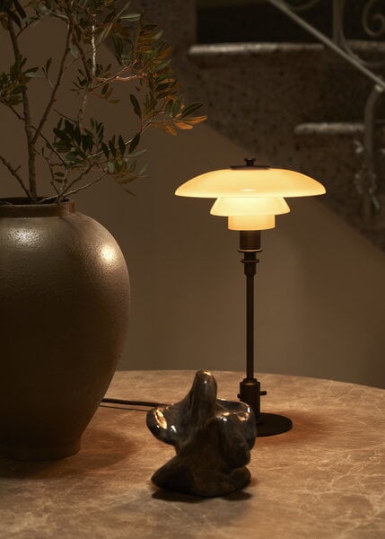 Lighting, PH 2/1 table lamp, Limited edition, dusty terracotta, Orange