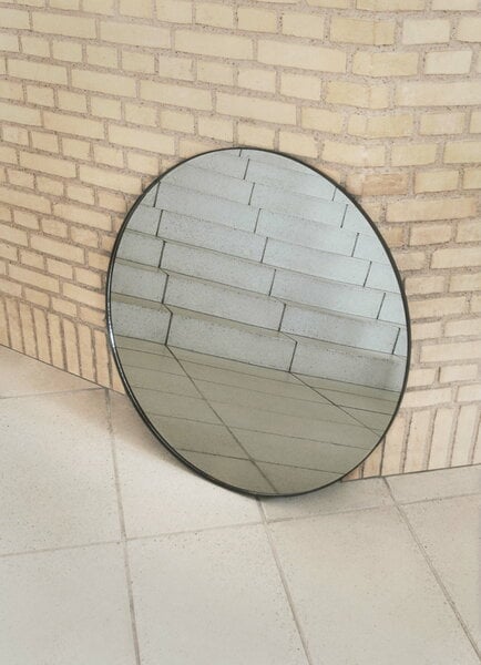 Wall mirrors, Circum mirror, 70 cm, black, Black