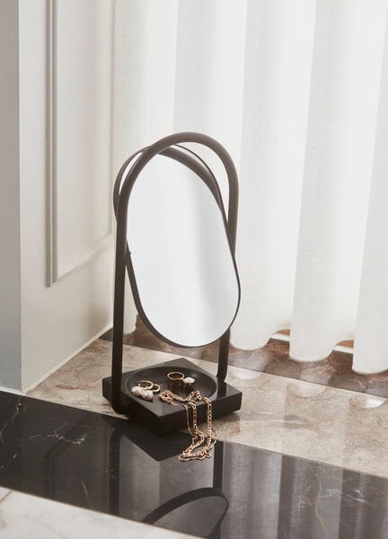 Table mirrors, Angui table mirror, black, Black