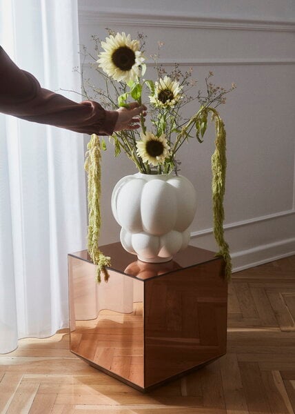 Vases, Uva vase, 28 cm, cream, White