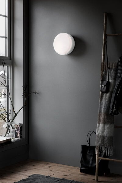Plafoniere, Lampada da parete/soffitto Over Me, 30 cm, bianca, Bianco