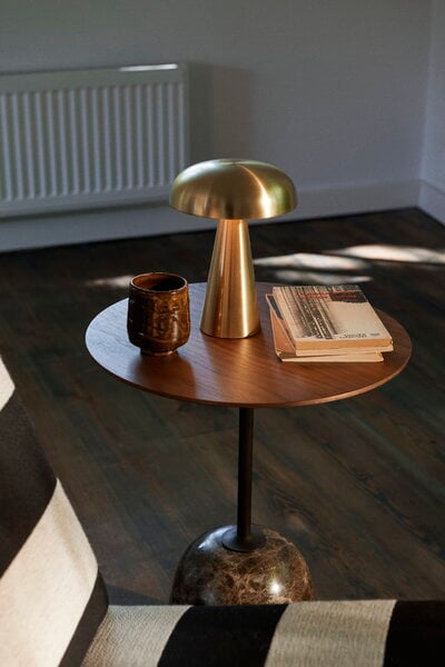 Exterior lamps, Como SC53 portable table lamp, brass, Gold