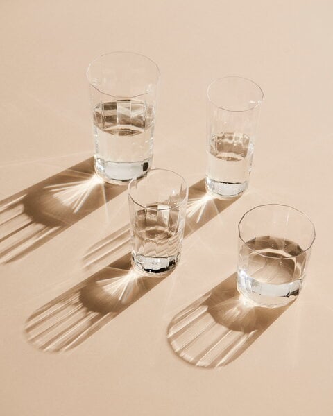 Drinkware, Angle glass, tall, clear, Transparent