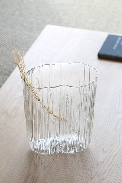 Vases, Melt vase, XL, clear, Transparent