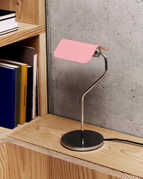 Table lamps, Apex table lamp, Luis pink, Silver