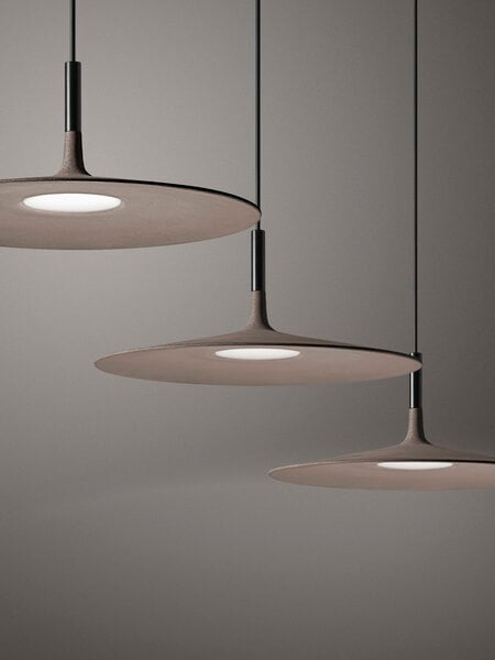 Pendant lamps, Aplomb Large pendant, grey, Gray