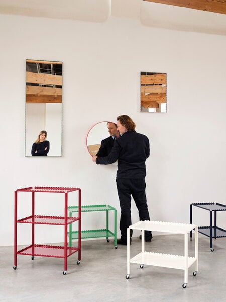 Wall mirrors, Arcs Mirror rectangle, small, mirror, Silver