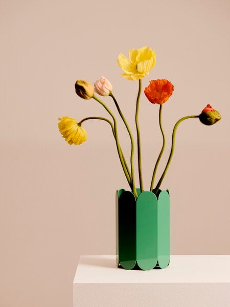 Vases, Arcs vase, small, green, Green