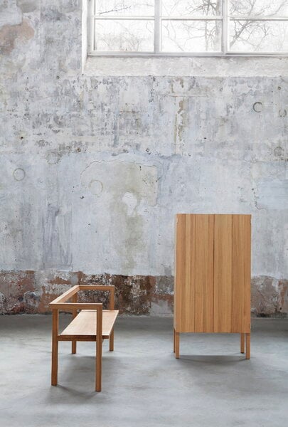 Cabinets, Arkitecture cabinet, 155 x 80 x 40 cm, oak, Natural