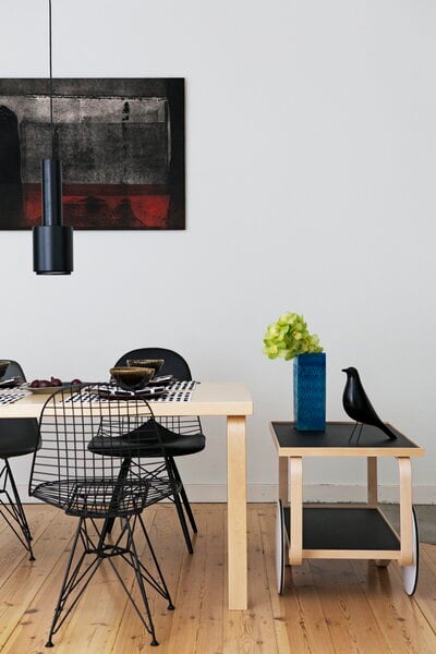 Pendant lamps, Aalto pendant A110 "Hand Grenade", all black, Black