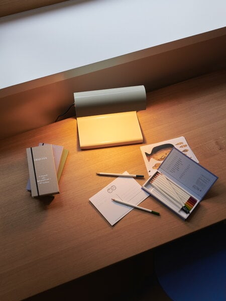 Valaisimet, Lampe de Bureau pöytävalaisin, Prouvé Blanc Colombe, Beige