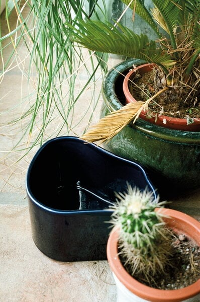 Planters & plant pots, Riihitie plant pot A, small, blue gloss, Blue
