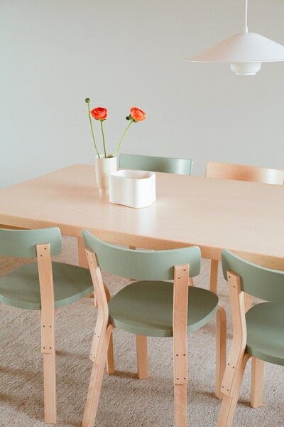 Ruokapöydät, Aalto pöytä 83, koivu, Luonnonvärinen