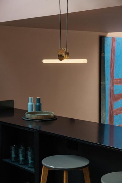 Pendant lamps, Kilter pendant, 64 cm, 2700K, brass, Gold