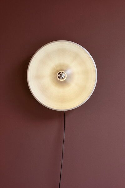 Wall lamps, Model 262 wall lamp, switch control, satinated aluminium, Gray